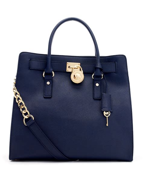 michael kors blue saffiano purse|Michael Kors saffiano tote bag.